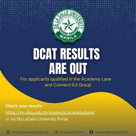 special dcat result|DCAT results are officially out! .